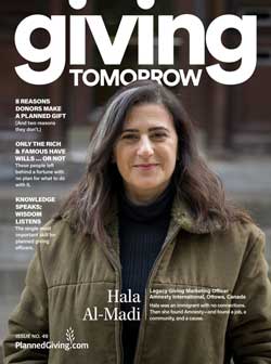 Giving Tomorrow Issue 49 Hala Al-Madi Cover Story