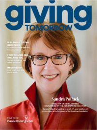 Giving Tomorrow Cover Sandra Pollack